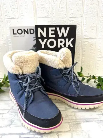 소렐 COZY CARNIVAL 부츠 23cm 네이비 SOREL