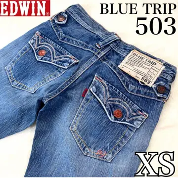 EDWIN 레어 빈티지 새상품급 BLUE TRIP 503 플레어