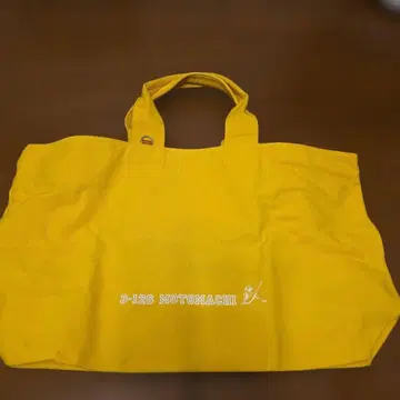 모토마치 키타무라 옐로우 컬러 토트백
