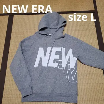NEW ERA 그레이 후드티 L 사이즈 새상품급 뉴에라
