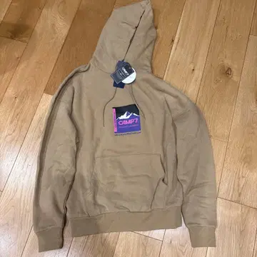 CAMP7 베이지 후드티 M 사이즈