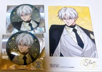 SAKAMOTODAYS X 스 AGF 캔뱃지 특전 브로마이드