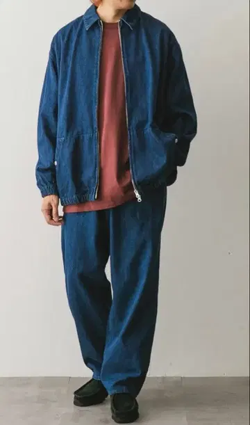 어반 리서치 데님 셋업