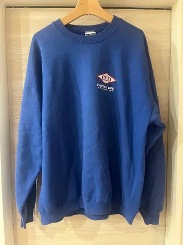 CLD PAVING INC 로고 맨투맨 구제 의류 아메리칸