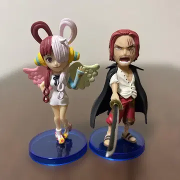 원피스 RED 월드 컬렉션 샹크스 우타 피규어 2체 세트