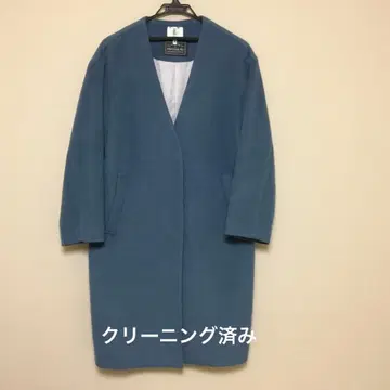 [ 새상품급 ] 로리즈팜 메리노 노카라 코트