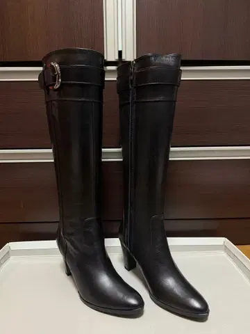 다이애나 블랙 롱 부츠 23cm