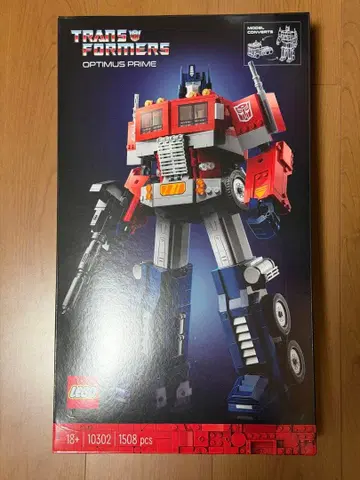 [ 미개봉 새상품 ] LEGO 트랜스포머 옵티머스 프라임 10302