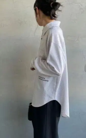 Americana 코튼 저지 폴로 옷깃 티셔츠 셔츠