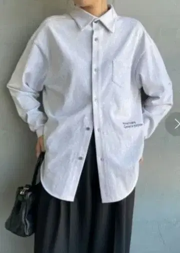 Americana 코튼 저지 폴로 옷깃 티셔츠 셔츠