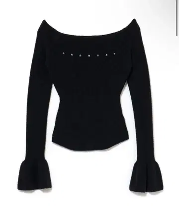 andmary Flora knit tops black