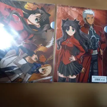 미개봉 극장판 fate/staynight 클리어 파일 ab 세트