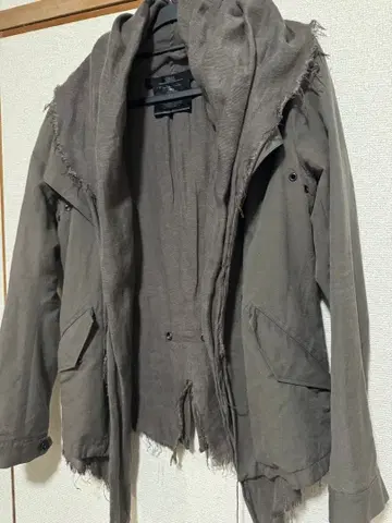 디레인 레이어드 코트 DIRAIN 모즈 코트