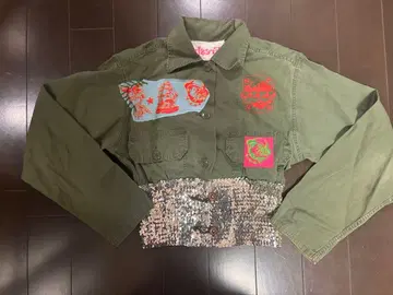 Fresh 밀리터리 자켓 S 사이즈