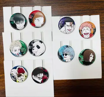 제일복권 주술회전 L상 캔뱃지 세트