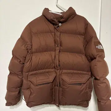 THE NORTH FACE 브라운 다운 자켓