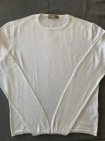 크루치아니 Cruciani 화이트 46 코튼 100% 니트