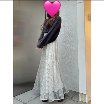 MERCURYDUO 보틀넥 미니 샤기 롱 슬리브 니트