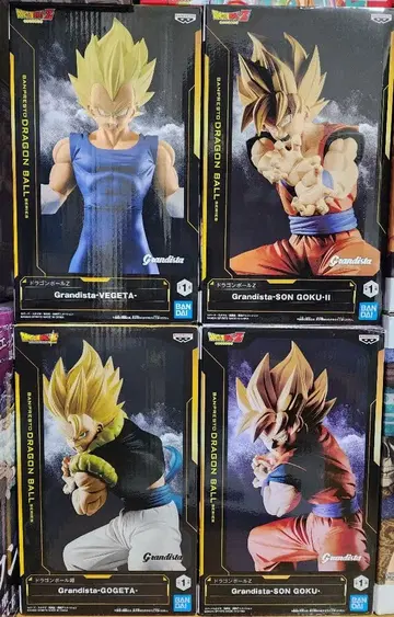 드래곤볼 Grandista 피규어 4체 세트