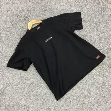 Dickies 디키즈 로고 T셔츠 반팔 원포인트 블랙(M)