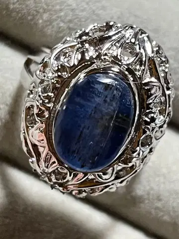 꿈의 캐주얼 보석 아이올라이트 4.45ct 프리 반지