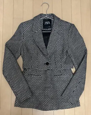 ZARA 트위드 자켓 셋업