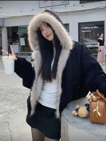 퍼 자켓 아우터 블랙 y2k 그런지