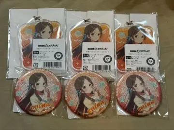 학원 아이돌 마스터 DMM 스크래치 쿠라모토 치나 세트 캔뱃지 키링