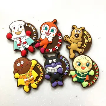 호빵맨 캐릭터 실리콘 마그넷 6개 세트