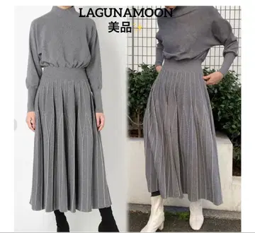 핀턱 형태 니트 원피스 M