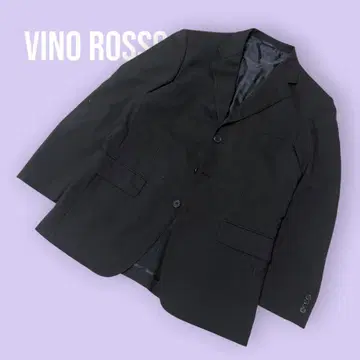 VINO ROSSO 블랙 스트라이프 테일러드 자켓 S-995