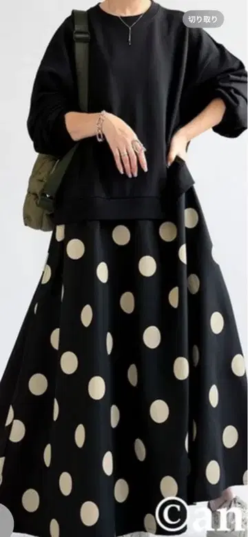 인기 안티카 도트 도킹 원피스