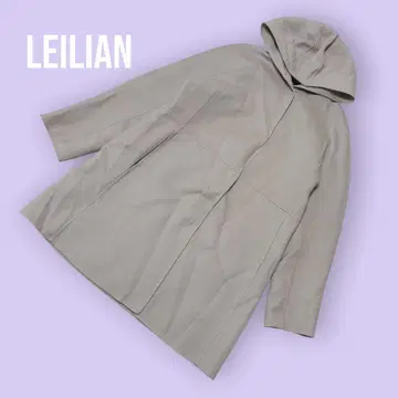 Leilian 레리안 후드 부착 후드티 풀 오픈 사이즈 9 S997