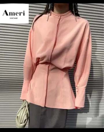 [Ameri] UND WAIST BLOUSING BLOUSE 아메리