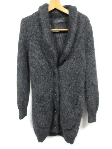 SACRA 사쿠라 모헤어 혼 니트 코트