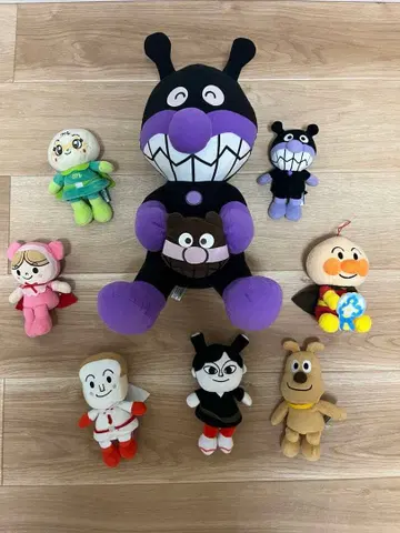 호빵맨 봉제 인형 세트