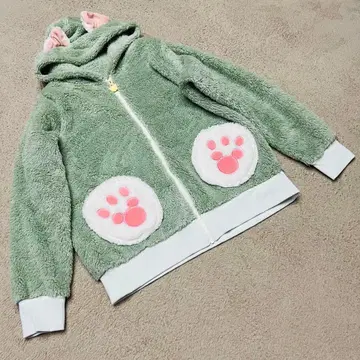 새상품급 디즈니 리조트 디즈니씨 젤라토니 후드티 복슬복슬 L