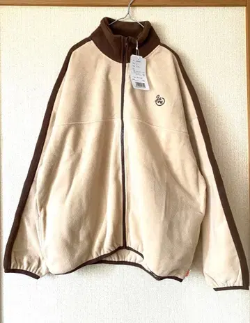 새상품 6499엔 Java 넉넉한 오버 사이즈 플리스 자켓 블루종