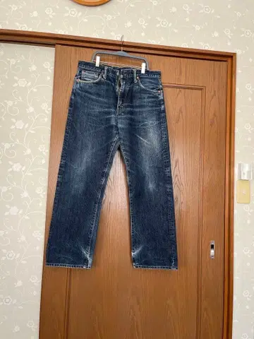 HINOYA 스트레이트 데님 인디고