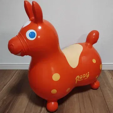 [에코 메루카리 편 Rody 오렌지 컬러 승용 완구 알코올 소독 완료