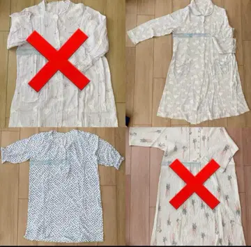 [ 미사용 ] 성명 기재 있음 M~L 룸웨어 [ 2개 세트 ]