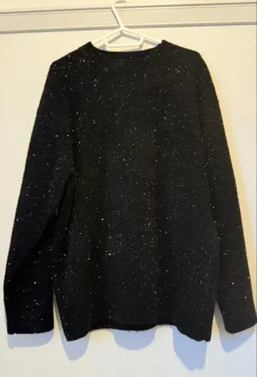 [ LOWRYS FARM ] 라메 믹스 블랙 긴팔 니트