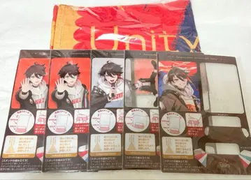 니지산지 사에구사 아키나 Unity 타월 흔들흔들 클리어 카드