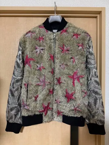 DRIES VAN NOTEN 2018 SS 자수 블루종 자켓