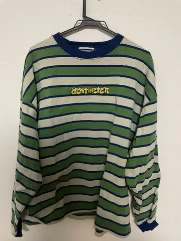 centimeter(cm) LOGO 와펜 보더 T셔츠