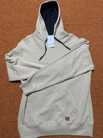 BILLABONG 베이지 후드 부착 후드티 새상품