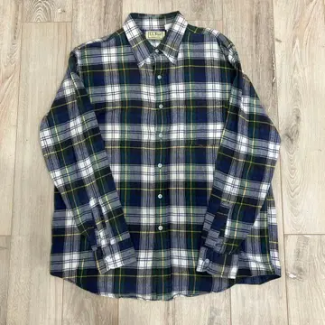 70-80년대 LLBEAN 빈티지 USA제 플란넬 셔츠 L