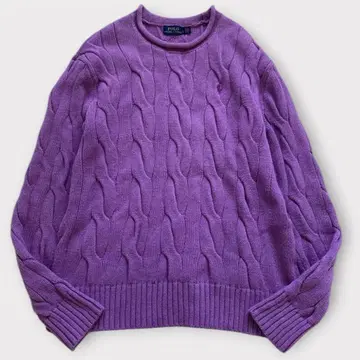 [ 새상품급 ] 폴로 랄프로렌 굵은 케이블 코튼 100% 니트 S 사이즈