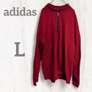 adidas 여성용 [ L ] 사이즈 레드 풀오버 저지