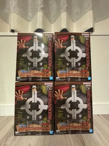 원피스 DXF 바솔로뮤 쿠마 피규어 4개 세트